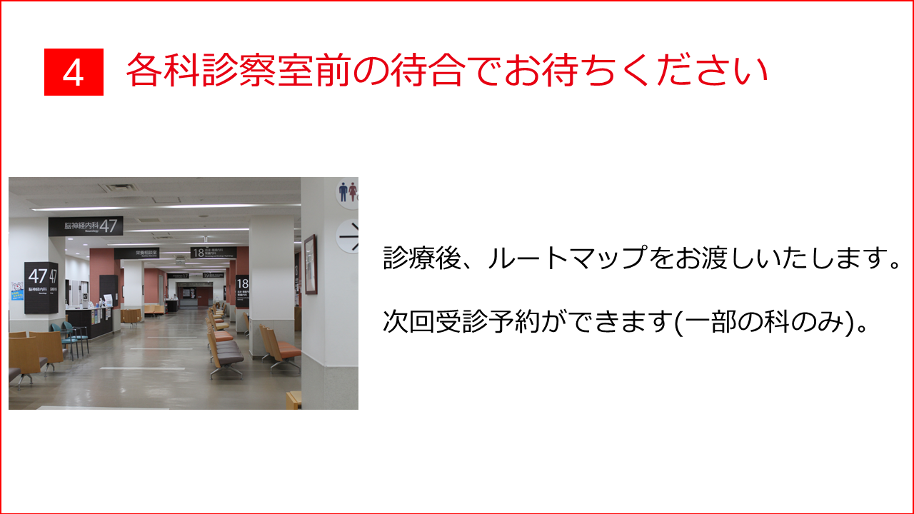 4.各科診察室前