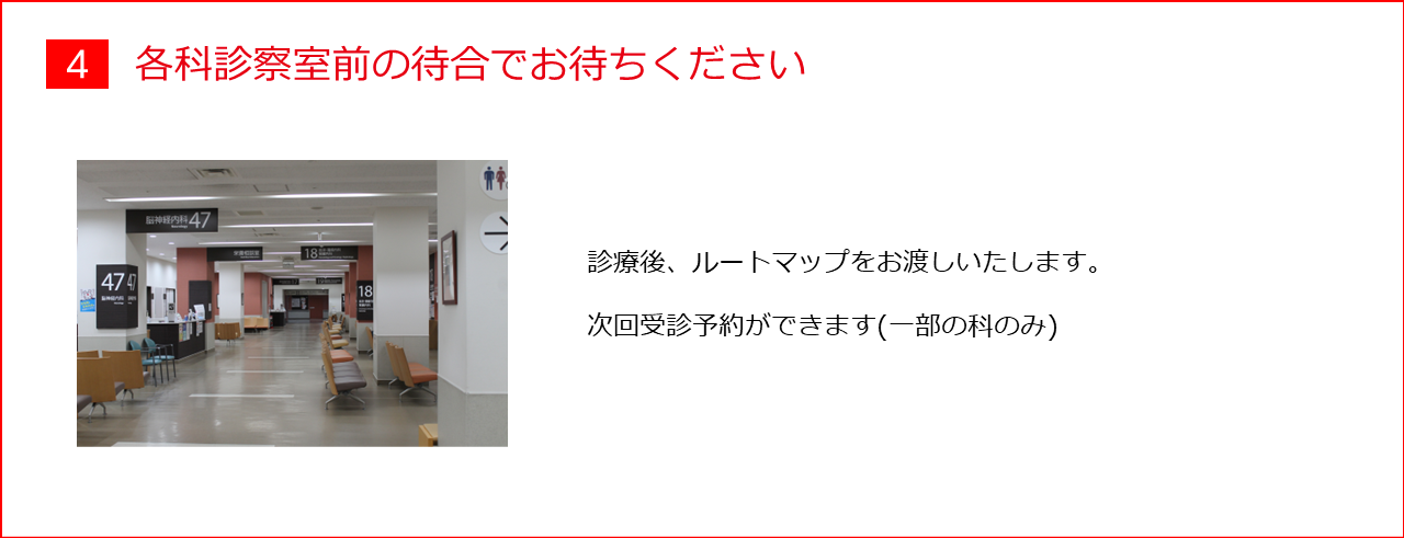 4.各科診察室前